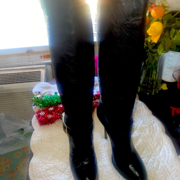 Jimmy Choo high heel leather boots size 40 or 9.5 - Picture 3 of 12